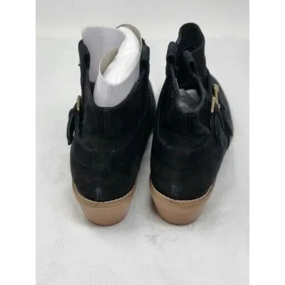 Cole Haan 255303 Womens Jensynn Pull-on Suede Booties Black Size 9 B - Picture 5 of 8